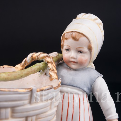 Дети с корзиной, Muller & Co, Германия, 1907-52 гг