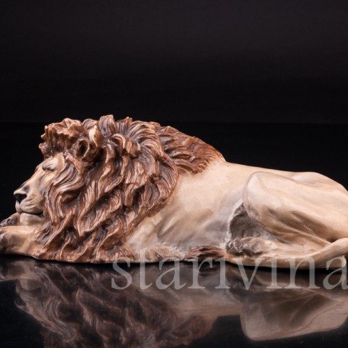 Отдыхающий лев, Sitzendorf, Германия, кон. 19 в