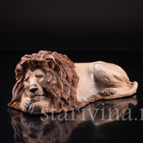 Отдыхающий лев, Sitzendorf, Германия, кон. 19 в