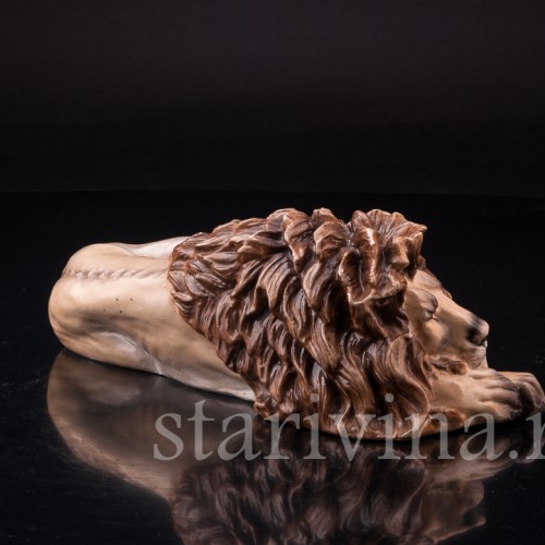 Отдыхающий лев, Sitzendorf, Германия, кон. 19 в
