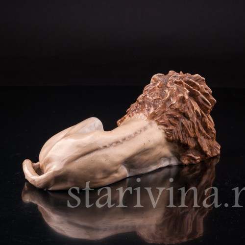 Отдыхающий лев, Sitzendorf, Германия, кон. 19 в