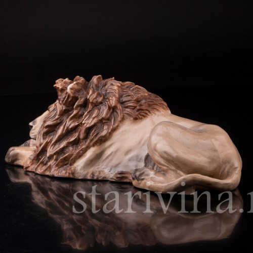 Отдыхающий лев, Sitzendorf, Германия, кон. 19 в