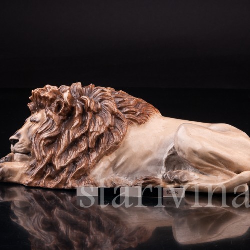 Отдыхающий лев, Sitzendorf, Германия, кон. 19 в