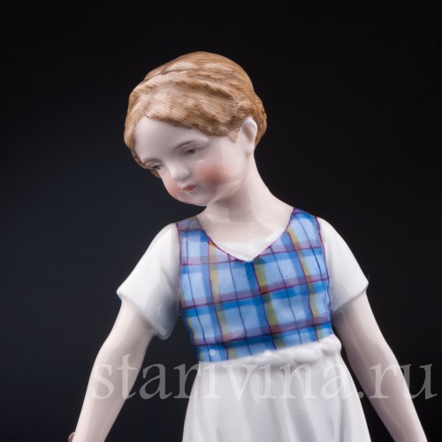 Девочка пасущая гусей, Ernst Bohne Sohne, Германия, 1920-30 гг