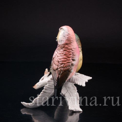 Два клеста на еловой ветке, Karl Ens, Германия, сер. 20 в