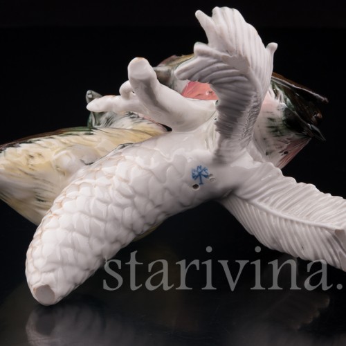 Два клеста на еловой ветке, Karl Ens, Германия, сер. 20 в