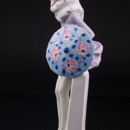 "Шаловливый ветерок", девушка с зонтиком, Carl Scheidig, Германия, нач. 20 в