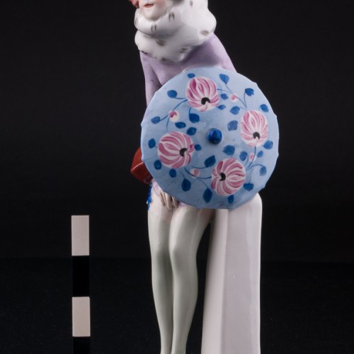 "Шаловливый ветерок", девушка с зонтиком, Carl Scheidig, Германия, нач. 20 в