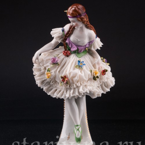 Юная балерина, кружевная, Muller & Co, Германия, нач. 20 в