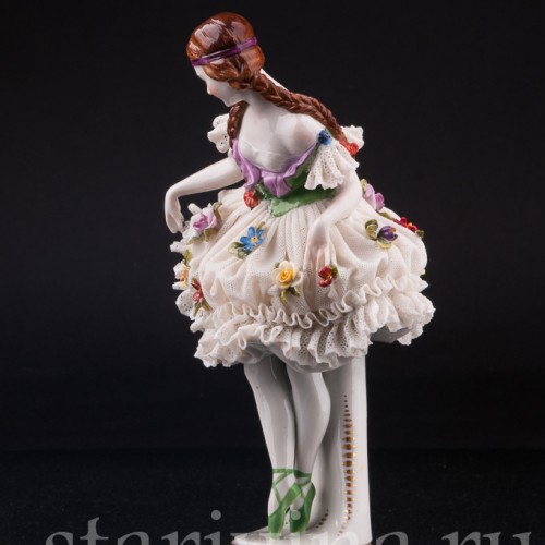 Юная балерина, кружевная, Muller & Co, Германия, нач. 20 в