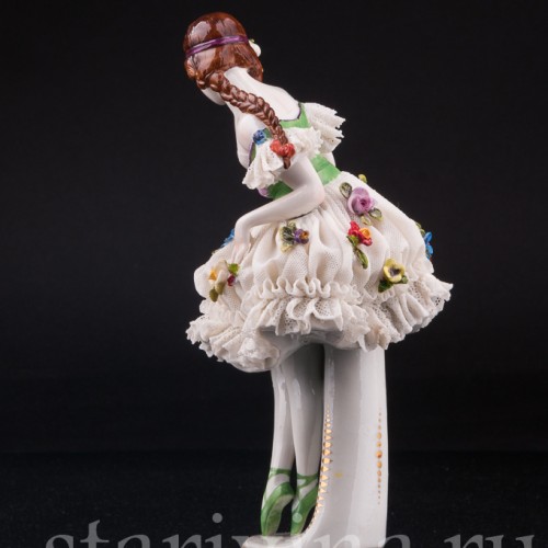 Юная балерина, кружевная, Muller & Co, Германия, нач. 20 в