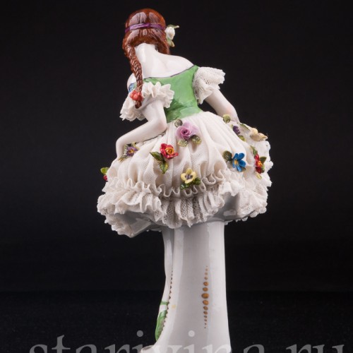 Юная балерина, кружевная, Muller & Co, Германия, нач. 20 в