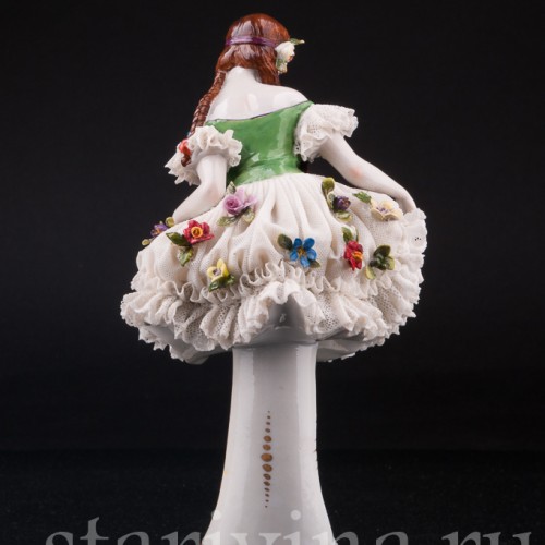 Юная балерина, кружевная, Muller & Co, Германия, нач. 20 в