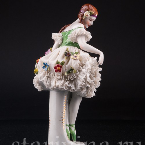 Юная балерина, кружевная, Muller & Co, Германия, нач. 20 в