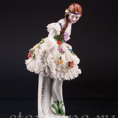 Юная балерина, кружевная, Muller & Co, Германия, нач. 20 в