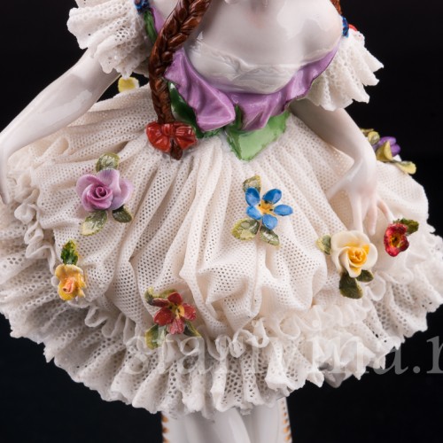 Юная балерина, кружевная, Muller & Co, Германия, нач. 20 в