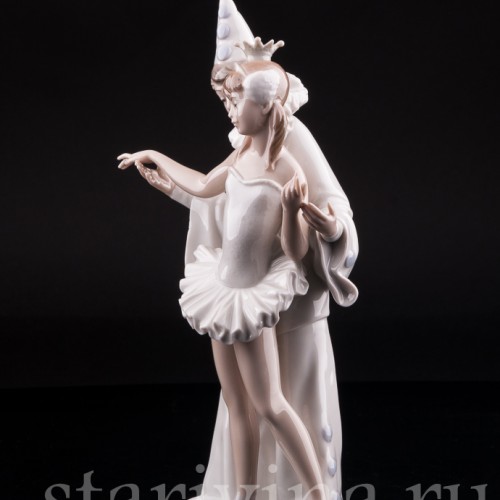 "Карнавал", Пьеро и балерина, Lladro, Испания, 1971-1974 гг