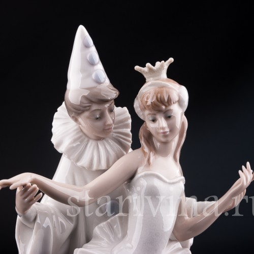 "Карнавал", Пьеро и балерина, Lladro, Испания, 1971-1974 гг