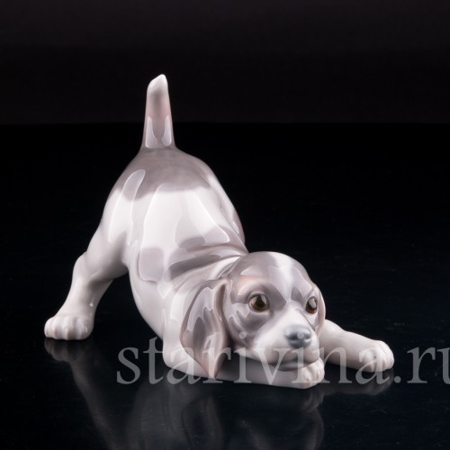 Играющий щенок, Lladro, Испания, вт. пол. 20 в