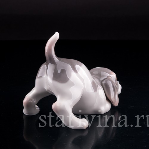 Играющий щенок, Lladro, Испания, вт. пол. 20 в