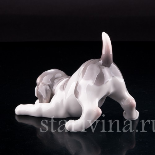 Играющий щенок, Lladro, Испания, вт. пол. 20 в