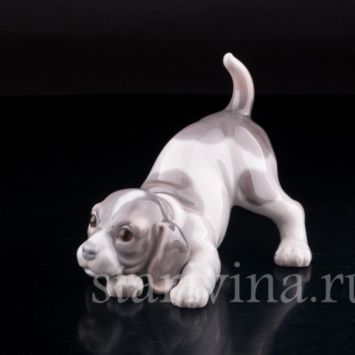 Играющий щенок, Lladro, Испания, вт. пол. 20 в