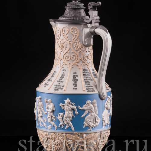 Антикварный Кувшин 12 месяцев, 3,2 л, Villeroy & Boch, Германия, 1900 гг.