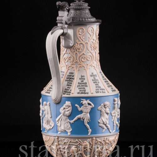 Антикварный Кувшин 12 месяцев, 3,2 л, Villeroy & Boch, Германия, 1900 гг.