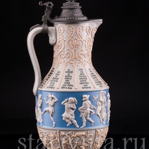 Антикварный Кувшин 12 месяцев, 3,2 л, Villeroy & Boch, Германия, 1900 гг.