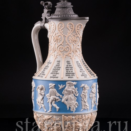 Антикварный Кувшин 12 месяцев, 3,2 л, Villeroy & Boch, Германия, 1900 гг.