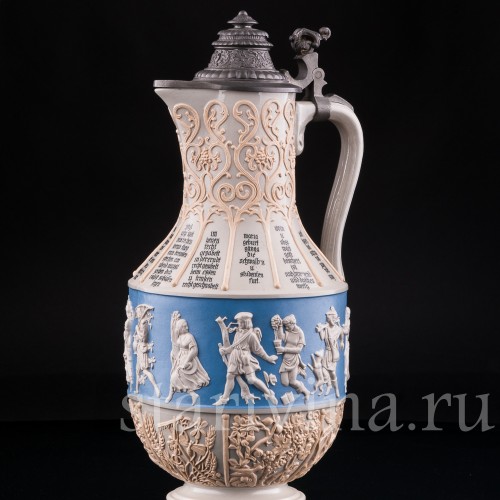 Антикварный Кувшин 12 месяцев, 3,2 л, Villeroy & Boch, Германия, 1900 гг.