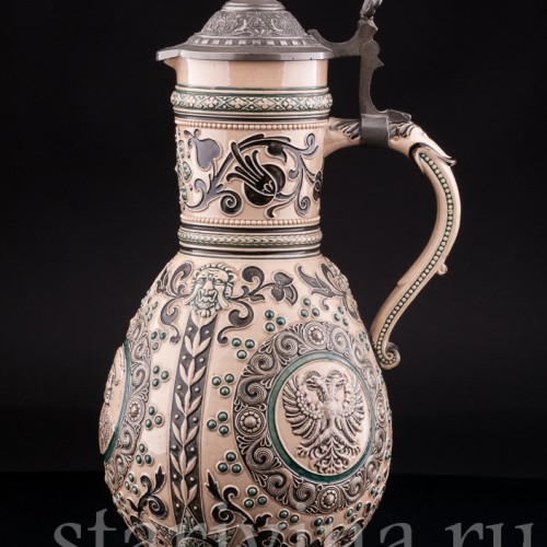 Антикварный кувшин Император Максимилиан, 2,5л, Marzi & Remy, Германия, пер. пол. 20 в.