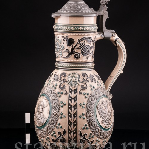 Антикварный кувшин Император Максимилиан, 2,5л, Marzi & Remy, Германия, пер. пол. 20 в.