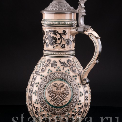 Антикварный кувшин Император Максимилиан, 2,5л, Marzi & Remy, Германия, пер. пол. 20 в.