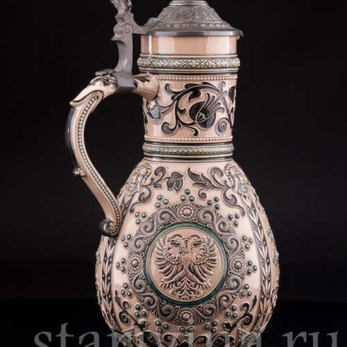 Антикварный кувшин Император Максимилиан, 2,5л, Marzi & Remy, Германия, пер. пол. 20 в.