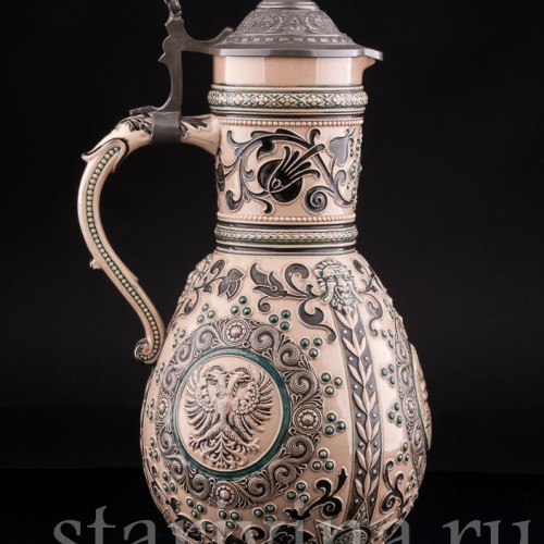Антикварный кувшин Император Максимилиан, 2,5л, Marzi & Remy, Германия, пер. пол. 20 в.