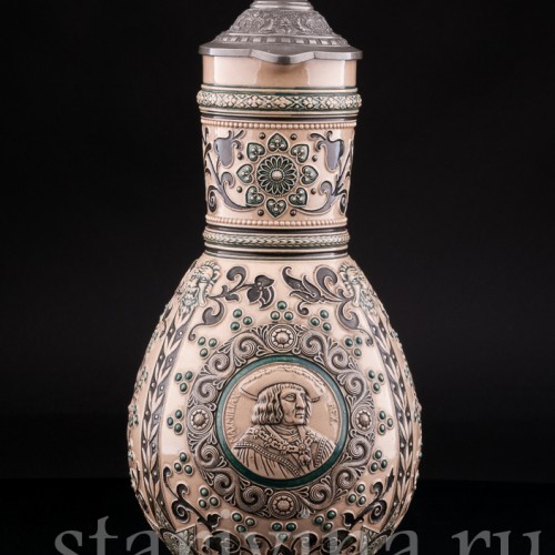 Антикварный кувшин Император Максимилиан, 2,5л, Marzi & Remy, Германия, пер. пол. 20 в.