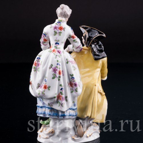 Аллегория зимы, катание на коньках, Meissen, Германия, кон. 19 - нач. 20 вв
