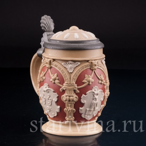 Кружка Три герба 3/10 л, Villeroy & Boch, Германия, 1892 г