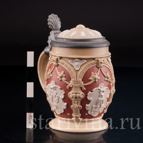 Кружка Три герба 3/10 л, Villeroy & Boch, Германия, 1892 г