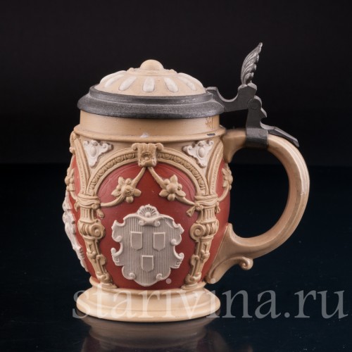 Кружка Три герба 3/10 л, Villeroy & Boch, Германия, 1892 г