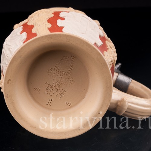 Кружка Три герба 3/10 л, Villeroy & Boch, Германия, 1892 г