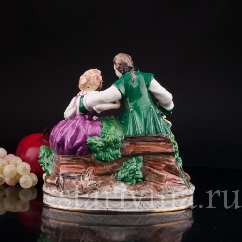 Пара с колесной лирой, Дрезден, Германия, нач. 20 в