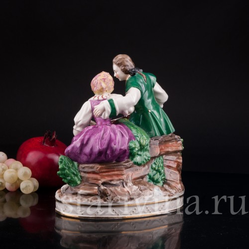 Пара с колесной лирой, Дрезден, Германия, нач. 20 в