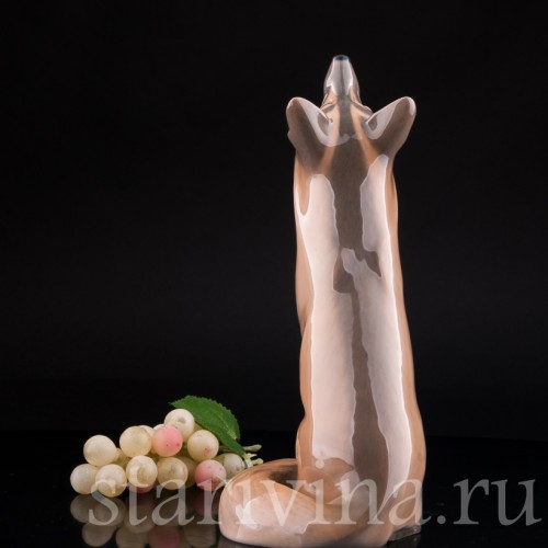 Фарфорвая статуэтка Лиса, Royal Copenhagen, Дания, 1920 гг.