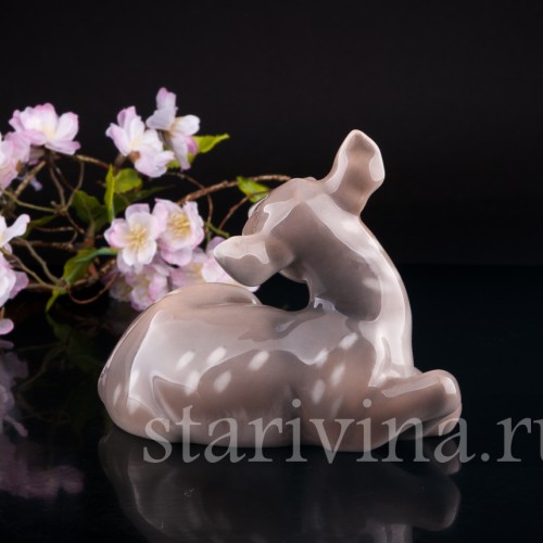 Фарфорвая статуэтка Олененок, Royal Copenhagen, Дания, 1974-1978 гг.