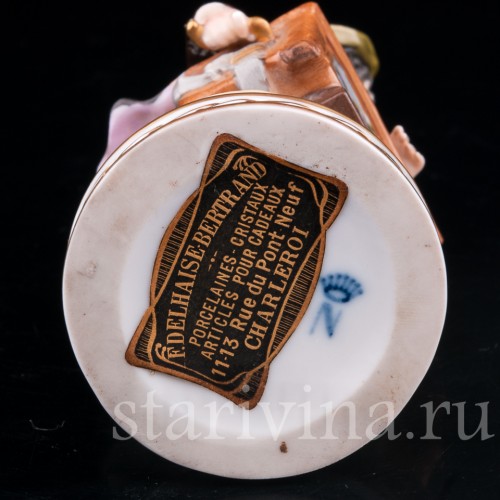 Шарманщик с обезьянкой, Дрезден, Германия, кон. 19 в