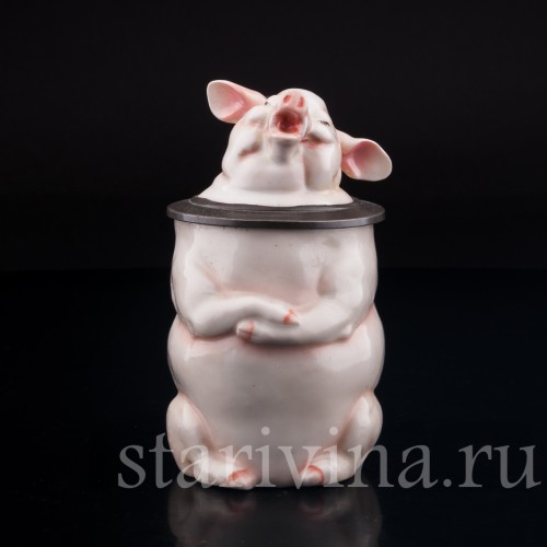 Кружка Поросенок, 0.3 л, Von Schierholz, Германия, 1900 гг