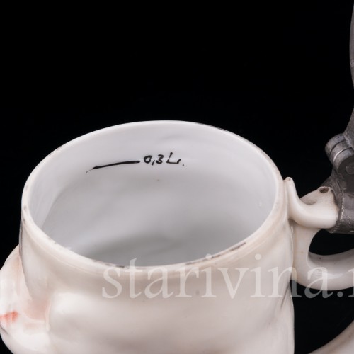 Кружка Поросенок, 0.3 л, Von Schierholz, Германия, 1900 гг