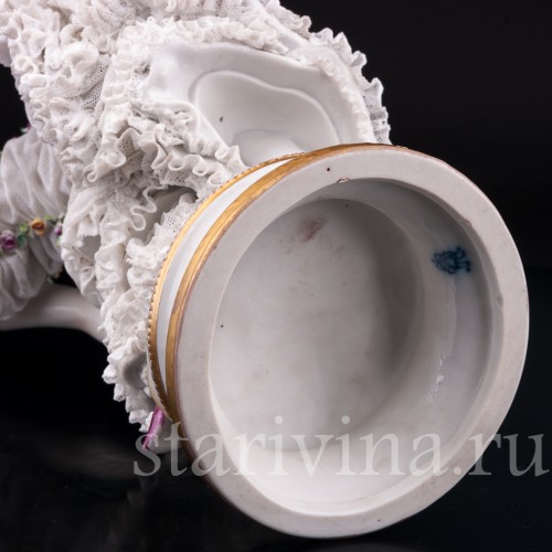 Анна Павлова в роли Китри, кружевная, Volkstedt, Германия, до 1935 г